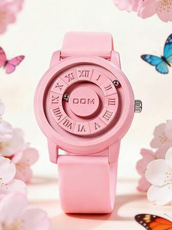 DOM 1 buc Ceas bărbătesc, Tehnologie avansată, Levitație magnetică fără oglindă, Bilă magnetică din oțel, Cuarț, Impermeabil, Ceas personalizat la modă