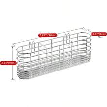 Utensil Holder For Sink Sus304 Stainless Steel Rust Free Silverware Cutlery Flatware Holder Rack Organizer With Hooks For Dish Drying Rack Sink Dish Drainer In Kitchen Bathroom - Màu tím - Xem 4