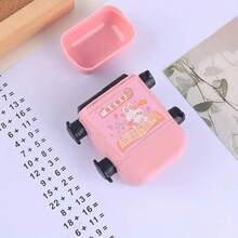 1pc 2-In-1 Random Addition & Subtraction Arithmetic Stamp, Cartoon Cute Student Math Practice Calculation Stamp Roller, Back To School, Learning Supplies, Kawaii Stationery, School Colors - Multicolor - View 6