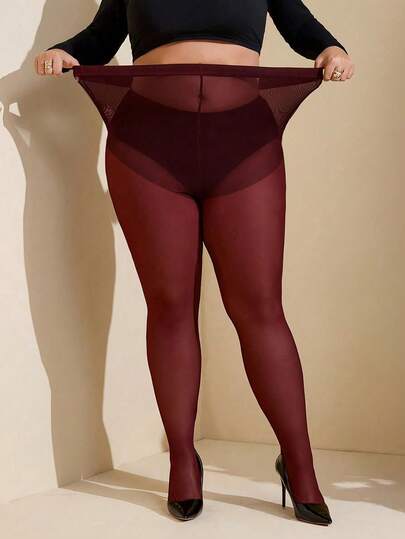 Mallas, medias y medias altas para mujer de talla grande, diseñador - Pantimedias de moda y vanguardistas, serie exclusiva de lencería que realza las curvas