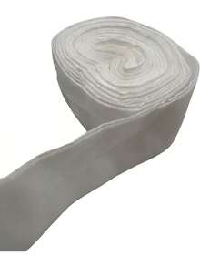 EstiloTendenciaPEPPERLONELY - Cinta De Terciopelo De Una Cara De 3 Yardas, 38 Mm, Color CaquiCalidad PremiumVersióN Mejorada - blanco - Ver 3