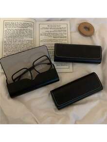 1个便携式手工PU眼镜盒，时尚眼镜/太阳镜盒 - 彩色 - 查看 2