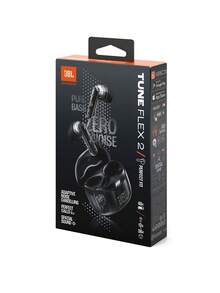 JBL Tai nghe không dây Tune Flex 2 chống ồn chủ động, thời lượng pin 48 giờ, âm thanh không gian, gọi điện HD 6 mic, Bluetooth 5.3, trọng lượng nhẹ và thoải mái, chất lượng âm thanh vượt trội, chống nước IP54. - màu đen - Xem 5