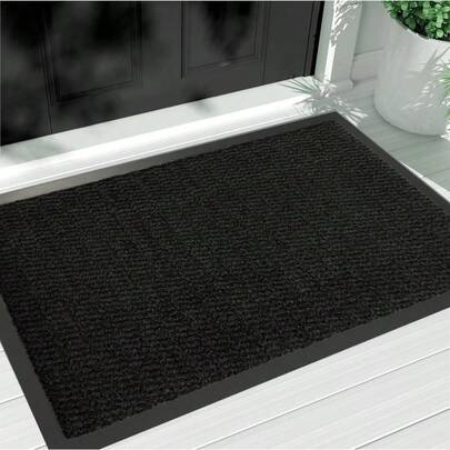 Heavy Duty Door Mat For Outdoor Use - Large Rubber Mat For Front Door Door Matts Indoor And Outdoor Non-Slip Entrance Mat Waterproof Garden Mats Durable Outside Doormat For Home