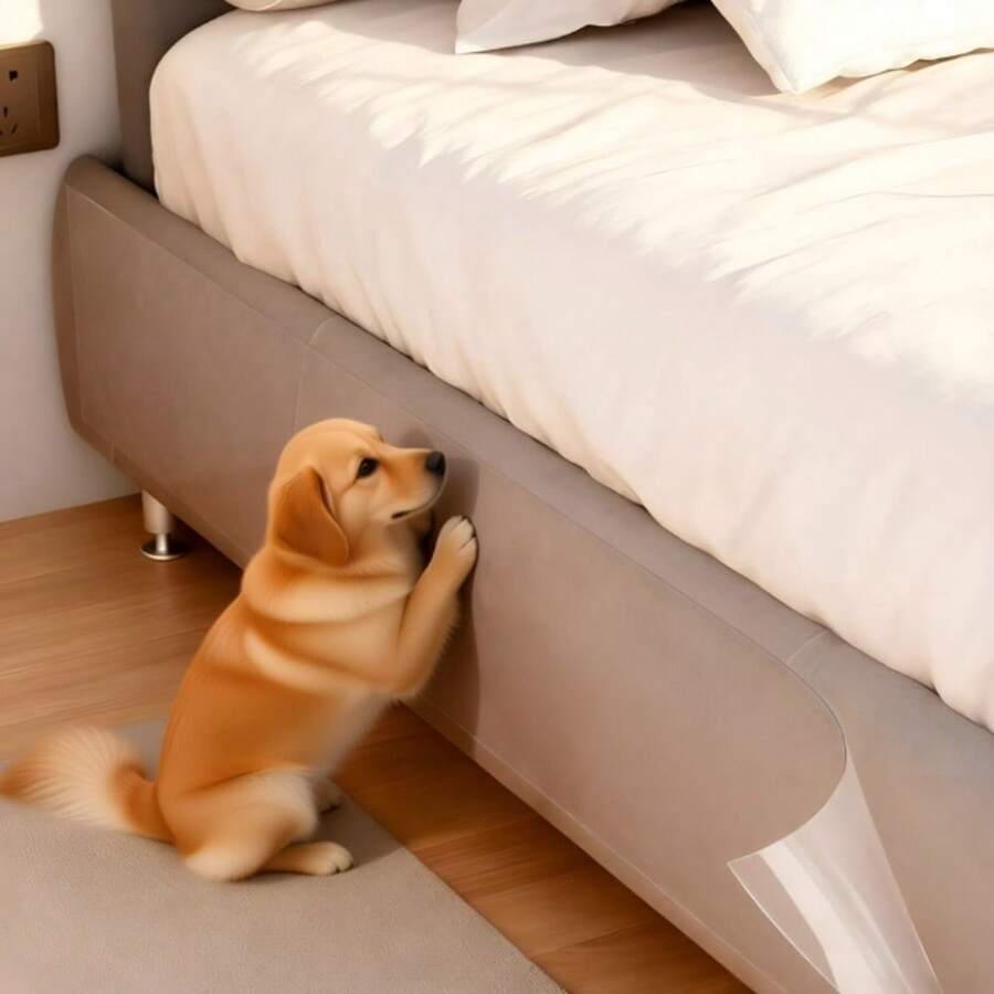 Pet Owner Furniture Protection Tape Transparent Scratch Resistant Film For Sofa Durable No Residue Or Trace Included - 42cmx5m - View 1