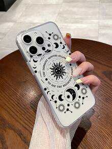 1个透明软壳手机壳，印有太阳、月亮和星星图案，兼容 17、Air、17 Pro、17 Pro Max、16 Pro Max、16 E、14/13、12、11 Pro Max、XS Max、X、XR、8、7、6S、Plus、Mini以及Galaxy A13 5G、S21 FE 5G、A15、A21S、A34、A12、S21、S25、S26，防震，适合作为生日礼物送给女朋友、男朋友或自己使用。 - 彩色 - 查看 7