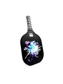 Pickleball Paddle, Cricket Fiberglass Elastic, Professional And Beginner Level, For Men And Women Training And Competition, Comes With A Racket Case And Four Balls. - Multicolor - View 3