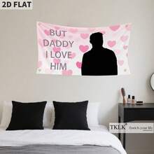 2D Flat, 2D FLAT Custom Tapestry 1pc 91.44x152.4cm Kpop With Vibrant Pink & Black Design, Outdoor Fabric Concerts, Birthdays, High-Quality Print 3x5ft, Kpop Merchandise, No Need Electricity. Color Is Bright And Printing Is. , Concert Decor, Outdoor Event, Custom Tapestry, Large Outdoor, Graphic Printing, Bright Color Print, No Electricity Needed, Fade-Resistant Printing, Concert Attendees, Kpop Fans, 2D Flat 2026 Model - 60英寸*90英寸 - 查看 4