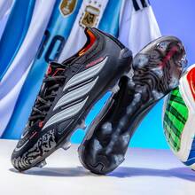 Zapatos de Fútbol para Hombre Falcon 26 Generación 2026 Nuevos Zapatos de Entrenamiento de Competición Profesional con Tacos TF para Césped Artificial Zapatos Deportivos Antideslizantes - En blanco y negro - Ver 1