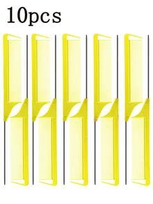 Rat Tail Comb Steel Pin Rat Tail Carbon Fiber Heat Resistant Teasing Combs With Stainless Steel Pintail - Multicolor - View 10