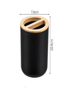 1pc Minimalist Bathroom Set Includes Mouthwash Cup, Soap Dish, Toothbrush Holder, Lotion Dispenser - Multicolor - View 10