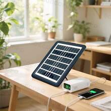 SOECOPO 30W Solar Panel With 3M Charging Cable 5V Portable Solar Charging Panel