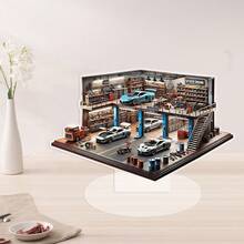 2D Flat, Vintage-Style Car Repair Shop Acrylic Desk Ornament - Perfect For Home, Office Decor & Holiday Gifts, 2D, Valentines Day, Mothers Day - Clear - View 2