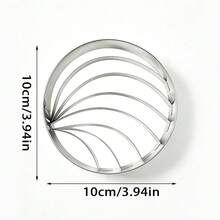 Stainless Steel Mini Sweet Bread Mold, Mexican Bread Cutter, Suitable For Making Mexican Sweet Bread - Silver - View 2