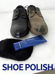 80g Leather Care & Beauty Cream, Suitable For All Leather Colors, Nourishes And Conditions Leather, Can Be Used On Leather Bags, Shoes, Sofas, Comes With Polishing Gloves To Enhance Leather's Texture And Shine., Shoe, Spring Summer Picks, Brides Maid Gifts, Room, Bedroom Decor, Bedroom Decor, Beach, Travel, For Men, For Women, Vacation - White - View 6