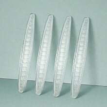 Universal Carbon Fiber Rubber Bumper Protector, Applicable To Front And Rear Bumper Corners, Anti-Scratch And Impact Protection Accessory, Easy To Install, Enhance Driving Safety, Modern Car Exterior Protection Kit - One Size - View 12