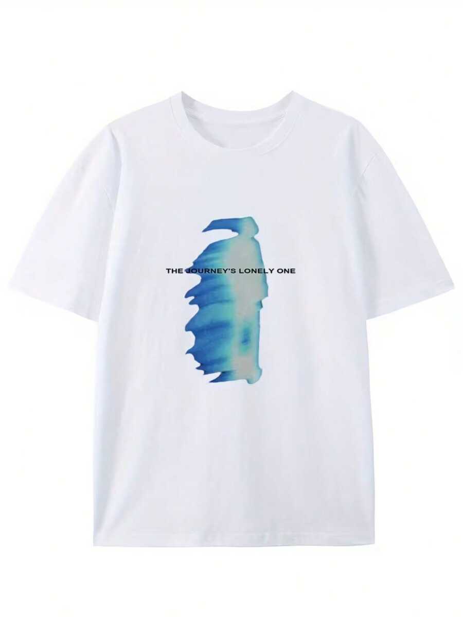 Camiseta Lonely Sozinho Solitário Camisa Blusa Unissex Masculino Feminino 100% Algodão Top Premium Street wear Lançamento Envio Imediato Varias Cores!! - Branco - Visão 1