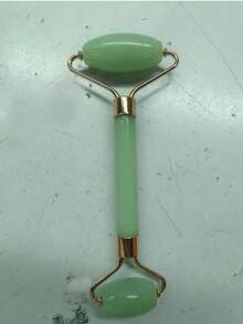 面部美容按摩工具套装，包含滚轮、按摩板、背部刮痧板，粉色和白色可选 - 彩色 - 查看 14