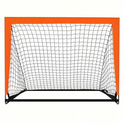 1pc Portable Backyard Soccer Goal, Foldable & Movable Soccer Net Training Equipment, Nylon Material, Suitable For Field, Indoor/Outdoor Pop-Up Soccer Goal, For Soccer Target Practice, Backyard Play, Outdoor Sports, Lawn Games, Soccer Accessories, Soccer Gifts, Sports Equipment, Team Sports, Fun Valentine's Day Gift, World Cup Day, Men's Gift