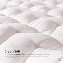 FIAN Dreamlab Cubre Colchón de Microfibra Extra Relleno de Microfibras recubiertas en Gel Hipoalergénico Certificado Oekotex-100 Tamaño Individual 100cm x 190cm - Individual - Ver 4