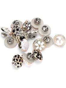 Estilo30 Botones de Broche de , Pines de Broche Invisibles para Blusa para Ropa, Evita la Exposición Accidental de Botones para Ropa de CárdiganVersión mejorada - 1 - Ver 2