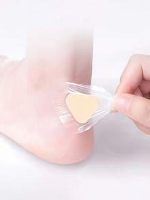 10pcs Waterproof Transparent Invisible Heel Grips, High Heel Friction Pads, High Heel Foot Cushion Stickers