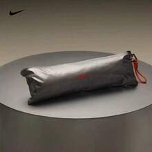 Nike Shiny Signature Exclusive Member Gift Offer, Silver & Orange Dual-Use Sports Umbrella With Foldable Storage Bag, UV Protection, Rain & Sun Resistant OG061-098A - Silver - View 4