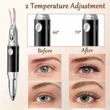 RAF 2-In-1 Electric Eyelash Curler & Eyebrow Trimmer, Dual-Use Eyebrow Shaper With Temperature Control, Anti-Scald, Curl & Shape