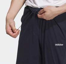 Adidas Calça Casual Slim Fit de Malha Nova para Homens, Respirável - Azul Royal - Visão 11