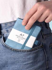 A7 Mini Notebook, Student Memo Pad, Portable Bandage Memo Book - Multicolor - View 3