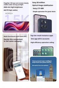 Lenovo G100 Pro 5G旗舰智能手机，骁龙8+芯片，2亿像素摄像头，IP68级防水，全功能NFC，6720mAh长续航电池 - 苔原青 - 查看 4