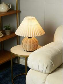 1pc USB Powered Golden Curved Arm Desk Lamp, Retro Style Bedside Lamp, Suitable For Bedroom, Hostel, Dining Room, Camping, Warm Light Atmosphere Lamp - Multicolor - View 4