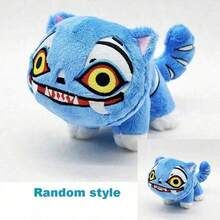 1件全新玩具，魔法少女团队动漫老虎，蓝色玩具老虎，适合作为睡前或安抚玩具，完美的生日礼物（款式随机） - 彩色 - 查看 1