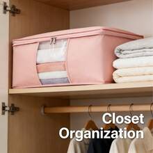 Foldable Storage Bag For Under Bed, Suitable For Blankets, Skirts, Quilts, Pillows, Clothes And Under Bed Storage, Powerful Function And Versatile Use, Space Saving - Multicolor - View 6