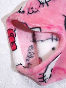 Sanrio 三丽鸥Hello Kitty法兰绒睡裤 - 粉色可爱Kitty Kitty睡裤，Hello Kitty图案睡裤，大码女性的完美礼物 - 三丽鸥粉丝必备，舒适家居服，可爱时尚，大码睡裤 - 粉色 - 查看 6