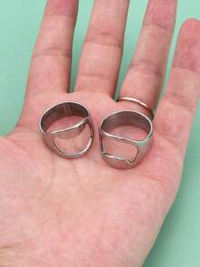 创意开瓶器戒指螺旋式不锈钢指环啤酒罐开瓶器小工具酷炫酒吧厨房配件礼品