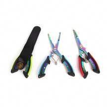 1pc Stainless Steel Fishing Pliers, Multi-Function Fish Line Cutter, Fishing Tackle - Multicolor - View 5