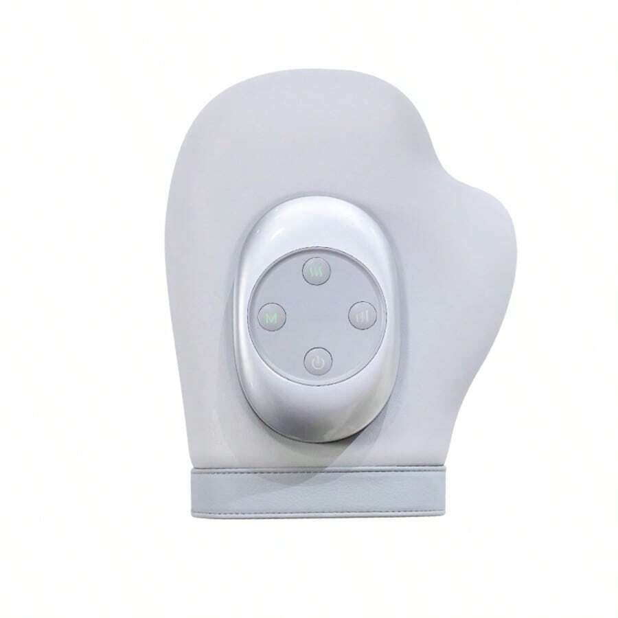 Wireless Hand Massager With Heating And Compression Function, 2000mAh Rechargeable Battery, Finger Massager, Carpal Tunnel And Wrist Massager, Gift For Men And Women - Silver - View 1