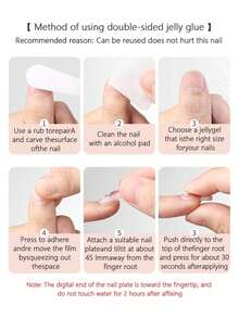 这款24片装长方形美甲贴纸套装包含法式波点、豹纹和黑色图案，并饰以白色水钻和金色线条。套装内含1支果冻胶和1把指甲锉，贴合指甲形状，佩戴舒适。这款易于佩戴的法式美甲贴纸适合女性和女孩日常佩戴，也适合派对、嘉年华等各种场合。 - 黑色 - 查看 4