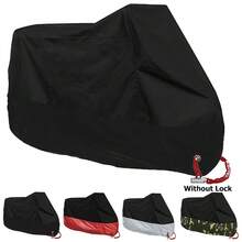 غطاء دراجة نارية مقاوم للماء 190T، مقاوم للغبار والأشعة فوق البنفسجية، للاستخدام الداخلي والخارجي، إكسسوارات دراجة نارية لجميع الفصول - MCZ001 - مشاهدة 12