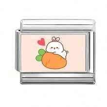 1pc DIY Photo Modular Bracelet With Animal Elements, Suitable As Party Gift For Friends/Couples, Applicable For Christmas, New Year, Halloween, Valentine's Day, Charming Design, Stainless Steel Jewelry, Local , Practical & Fashionable, Christmas Essential, Christmas Style, Christmas Decor, Party Outfit Guide, Christmas Gift Supplies, Christmas Home Atmosphere, Elegant Attire, Halloween Accessories, And Suitable For All Seasons, School, Gala, Graduation - M293922 - View 20