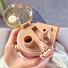 Large Capacity Insulated Cup, 316 Stainless Steel Water Cup, Student Outdoor Cup With Handle, Women's Office Double-Drinking Cup - Multicolor - View 4