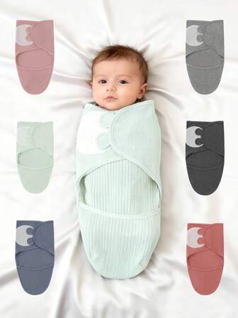 1 Stück/3 Stücke weiches & kuscheliges Neugeborenen Pucktuch, Baby Puckdecke, geeignet für Jungen & Mädchen, passend für Frühling & Sommer, einfach zu benutzen & einzuwickeln, passend für 0-3 Monate Babys, ideales Geschenk für verschiedene Anlässe, Neugeborenen Grundausstattung