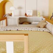 Bed Frames - Natural Wood, White - View 4