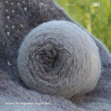 Total Length About 37500cm/14625inch DIY Hand Knitting & Crochet Yarn Ball: 1 Bag (200g) Of Gradient Ombre Rainbow Chunky Yarn, Made Of 80% Soft Acrylic + 20% Durable Nylon,. Crafted With Gradient Bulky Knitting Yarn Technique, It Boasts Dreamy Rainbow Color Ombre Effects. - Multicolor - View 9