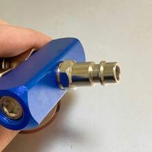 Acoplador divisor de colector neumático tipo UE de 2/3/4 vías, conector de compresor de bomba de Gas de aire de ajuste rápido con enchufe de rosca G1/4 ATBC - 3 vías con enchufe - Ver 3