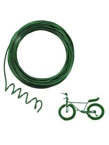 EstiloChudeng Alambre de aluminio café de 50 pies alambre de escultura de calibre 12 de 2 mm de grosor alambre de armadura para esculpir alambre de metal plegable para hacer muñecas esqueletos manualidadesVersión mejorada - Negro - Ver 8