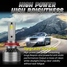 2pcs H7 H4 LED Car Headlight Bulbs, With CANBUS H1 160W 60000LM H11 H9 LED Lights HB3 9005 HB4 9006 LED 6000K 12V 24V Fog Lights