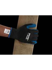 EDGE 48-305 Guante Multipropósito de poliéster con palma recubierta de látex con excelente agarre y resistencia abrasiva. Talla Grande.1 Par,37569561 - Agua verde azul - Ver 5