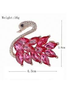 1 Stück Luxus Schwan Brosche, exquisite hochwertige Anstecknadel - Schwanenbrosche - Übersicht 4